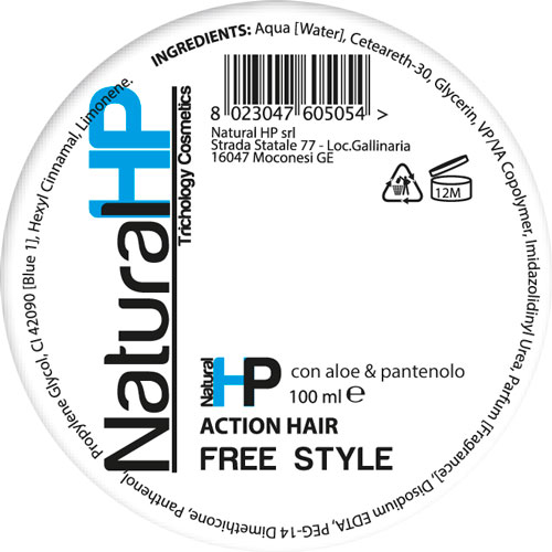 ACTION HAIR - pasta do włosów - NATURAL HP