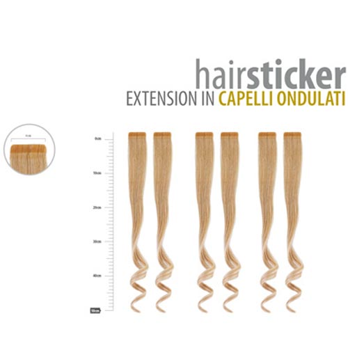 ウェーブのかかった髪の HAIRSTICKER: 拡張機能 - DIBIASE HAIR